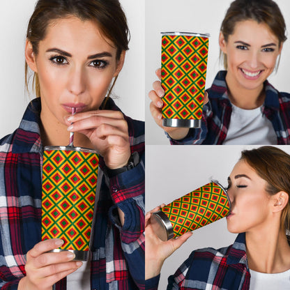 Rasta Reggae Color Cross Tumbler