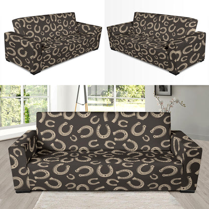 Horseshoe Print Design LKS303 Sofa Slipcover