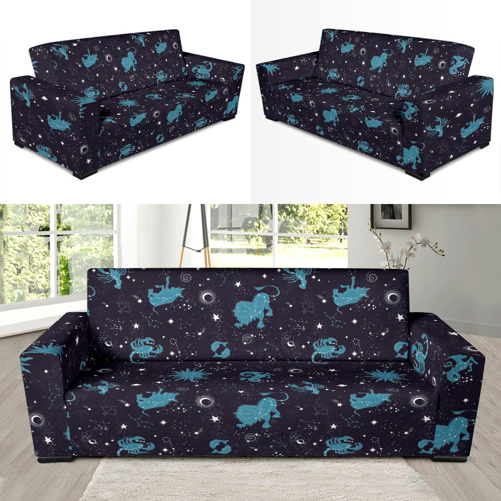 Zodiac Print Design LKS303 Sofa Slipcover