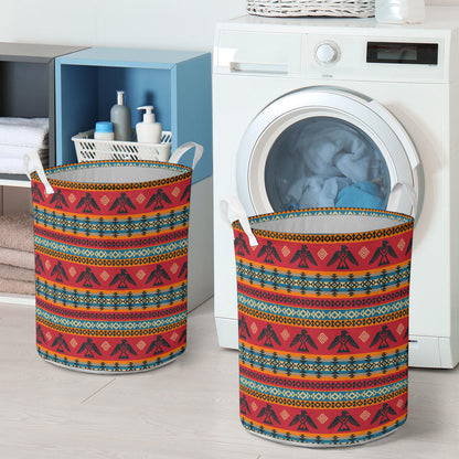 Eagles Native American Design Laundry Basket