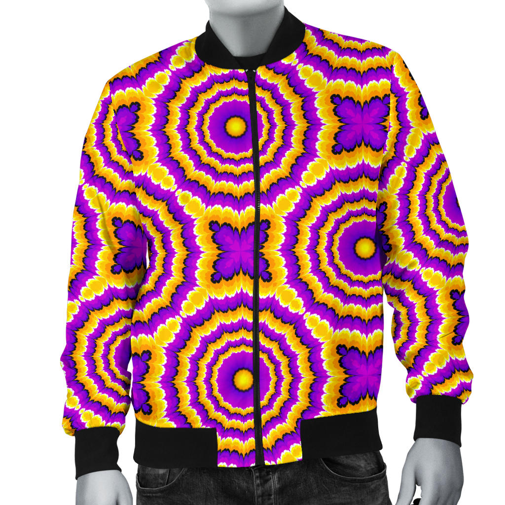 Optical illusion Expansion Men Bomber Jacket