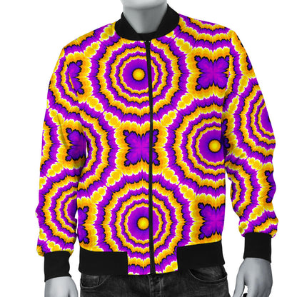 Optical illusion Expansion Men Bomber Jacket