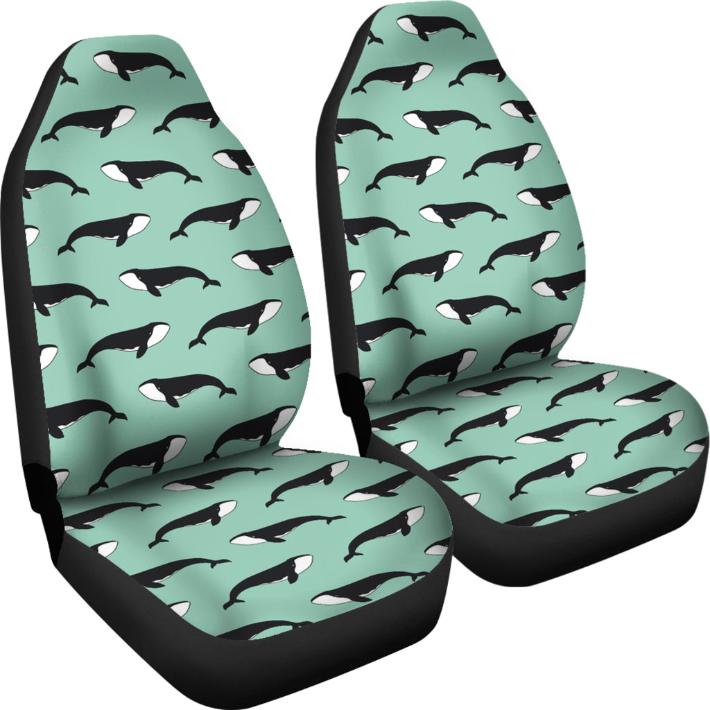 Whale Print Design LKS307 Car Seat Covers