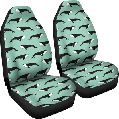 Whale Print Design LKS307 Car Seat Covers