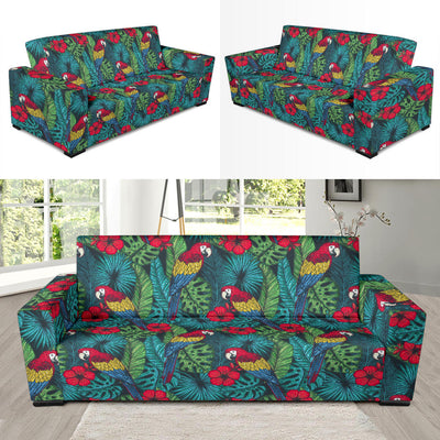 Parrot Pattern Print Design A05 Sofa Slipcover