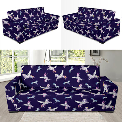 Pegasus Pattern Print Design 02 Sofa Slipcover