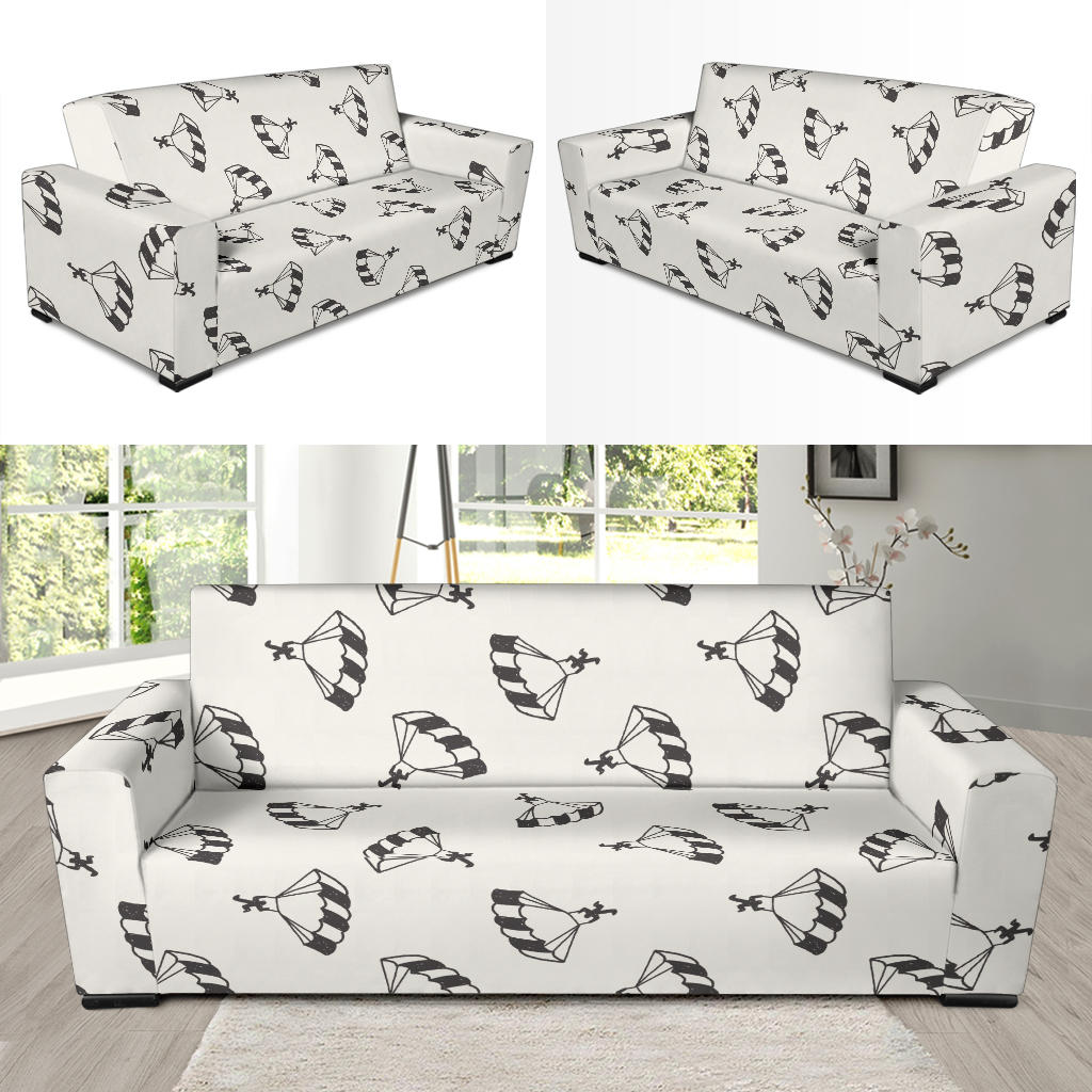 Skydiver Print Design LKS301 Sofa Slipcover