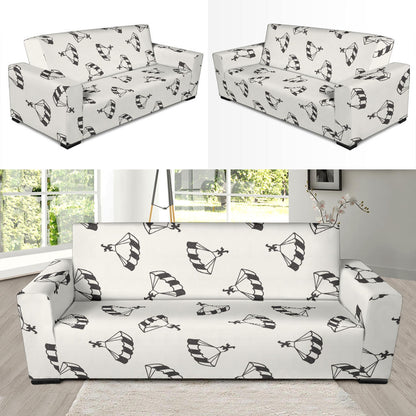 Skydiver Print Design LKS301 Sofa Slipcover