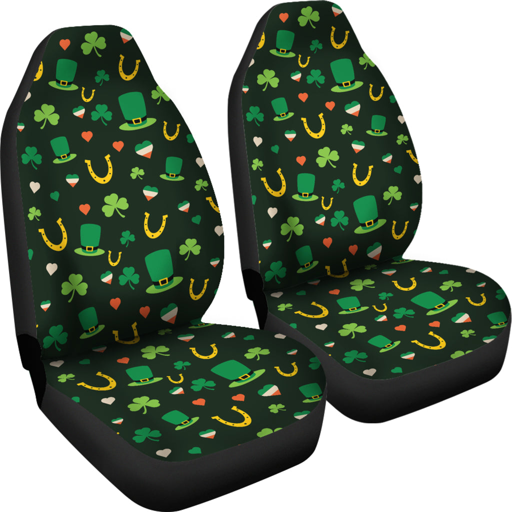 Shamrock Print Design LKS308 Car Seat Covers