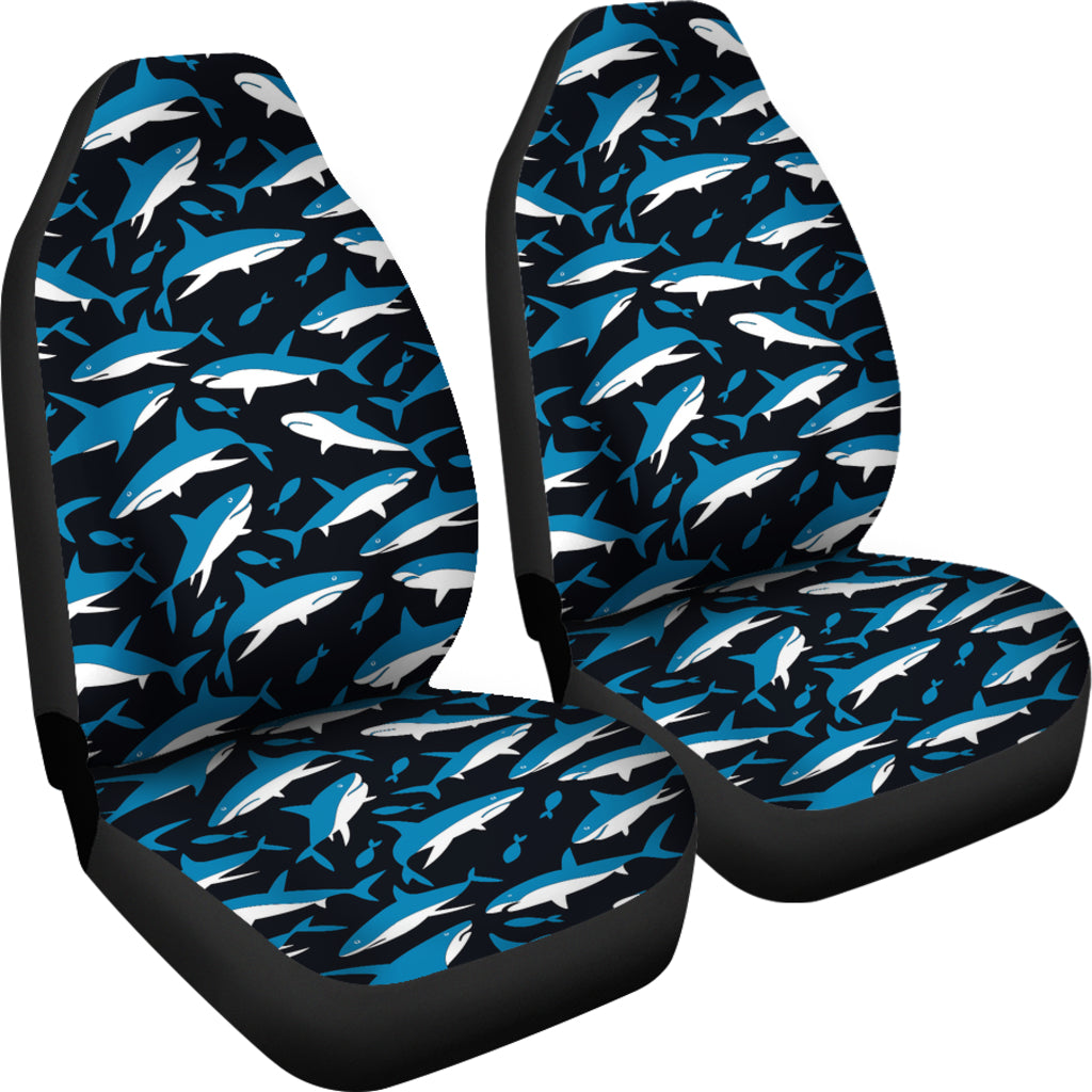 Shark Print Design LKS303 Car Seat Covers
