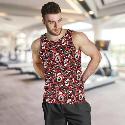 Native North American Themed Print Men Tank Top