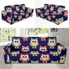 Owl Pattern Print Design A06 Sofa Slipcover