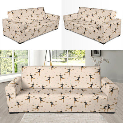 Cheerleader Pattern Print Design 03 Sofa Slipcover