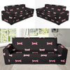 Dog Bone Pattern Print Design 04 Sofa Slipcover