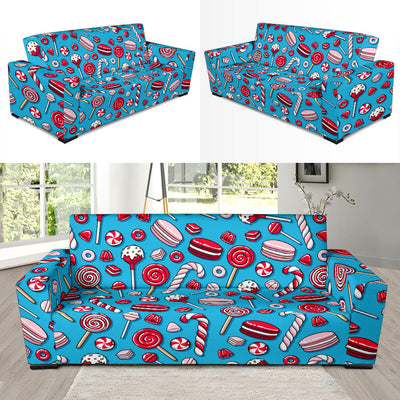 Candy Pattern Print Design 05 Sofa Slipcover