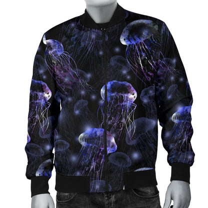 Jellyfish Themed Men Bomber Jacket
