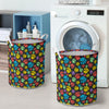 Paw Colorful Print Laundry Basket