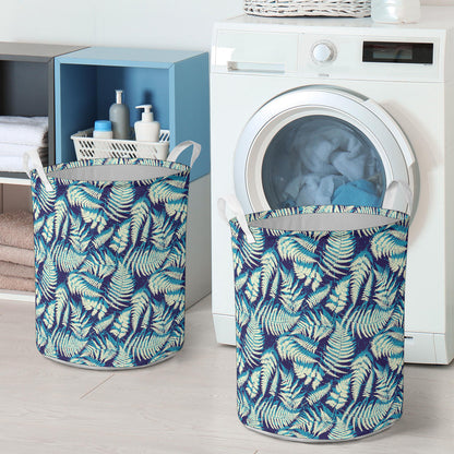 Fern Leave Summer Print Pattern Laundry Basket