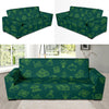 Accounting Financial Pattern Print Design 02 Sofa Slipcover