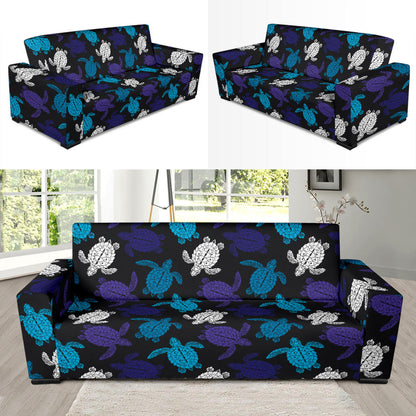 Sea Turtle Print Design LKS306 Sofa Slipcover