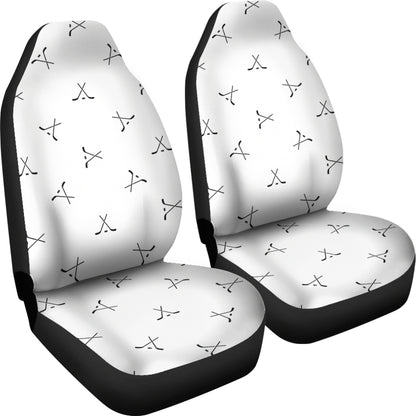 Hockey Print Design LKS304 Car Seat Covers
