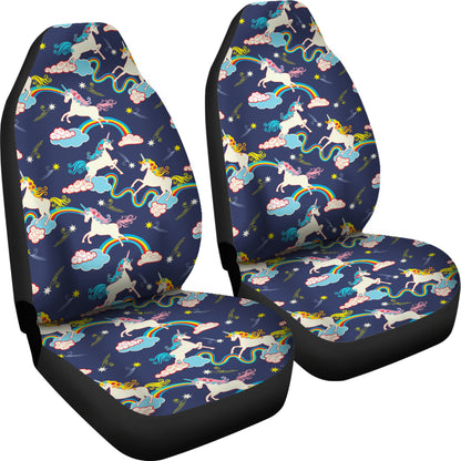 Unicorn Print Design LKS304 Car Seat Covers