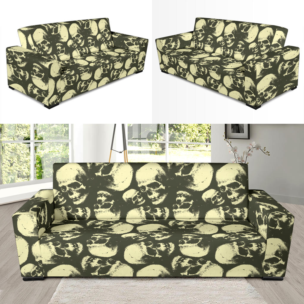 Skull Print Design LKS302 Sofa Slipcover