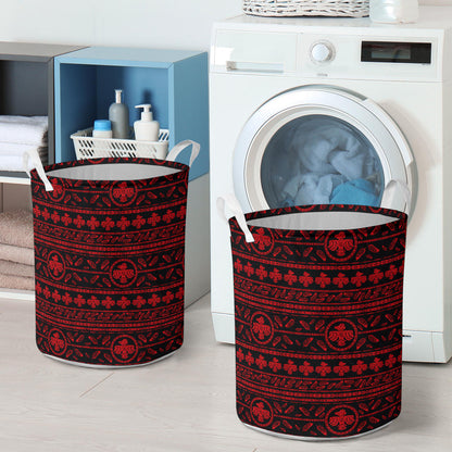 Native American Eagle Themed Print Laundry Basket
