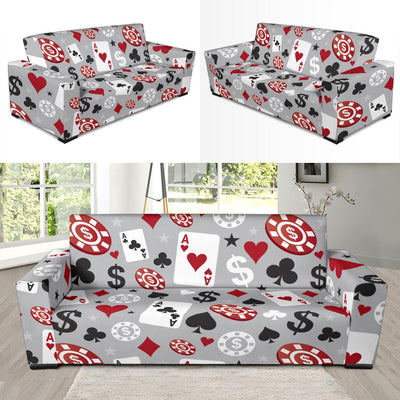 Casino Pattern Print Design 01 Sofa Slipcover