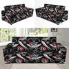 Pirate Pattern Print Design A05 Sofa Slipcover