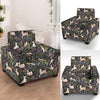 Deer Floral Jungle Armchair Slipcover