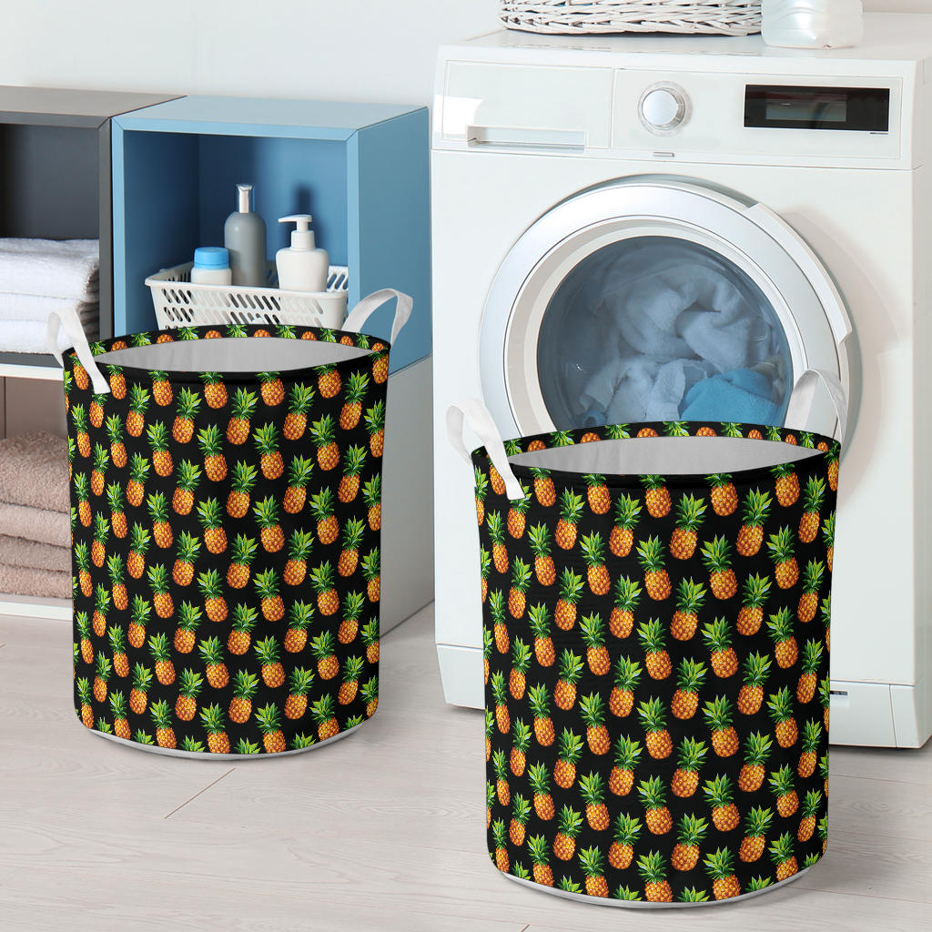 Pineapple Cute Print Design Pattern Laundry Basket