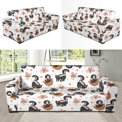 Skunk Print Design LKS304 Sofa Slipcover