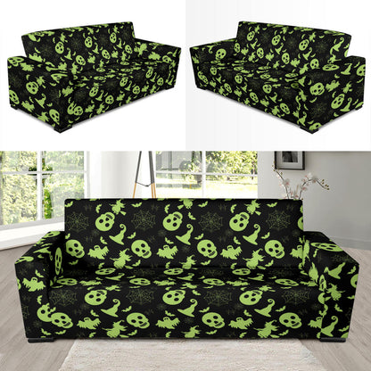 Witch Halloween Print Design LKS306 Sofa Slipcover