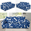 Dog Bone Pattern Print Design 03 Sofa Slipcover