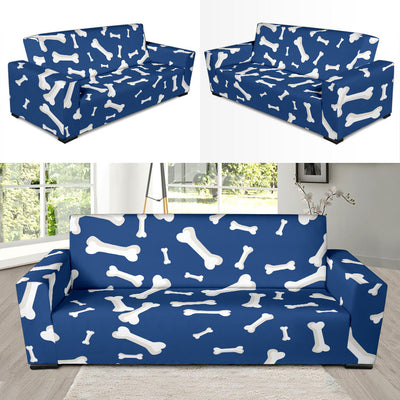 Dog Bone Pattern Print Design 03 Sofa Slipcover