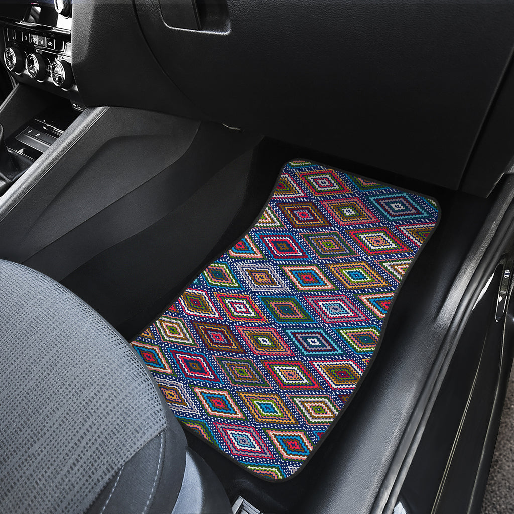 Southwestern Design Car Floor Mats Front Back