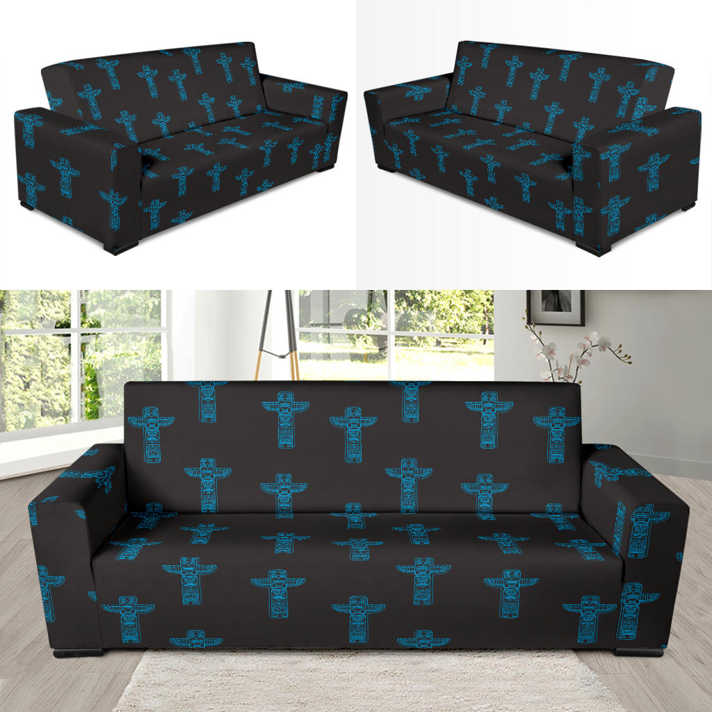Totem Print Design LKS304 Sofa Slipcover
