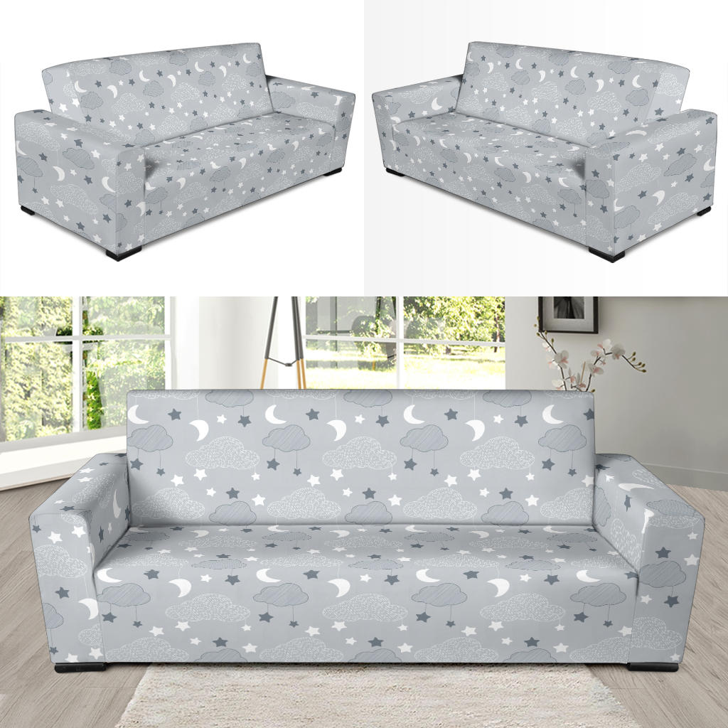 Cloud Pattern Print Design 04 Sofa Slipcover