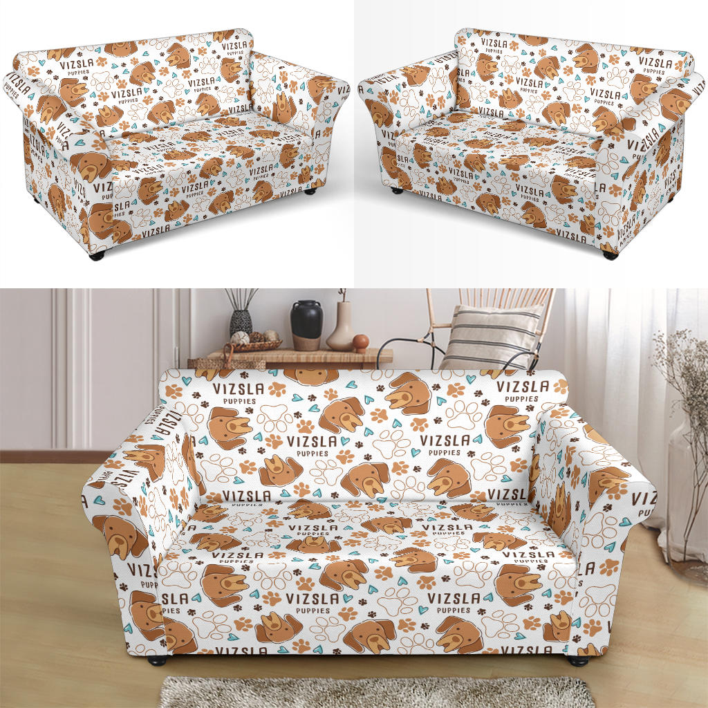 Vizslas Print Design LKS301 Loveseat Couch Slipcover