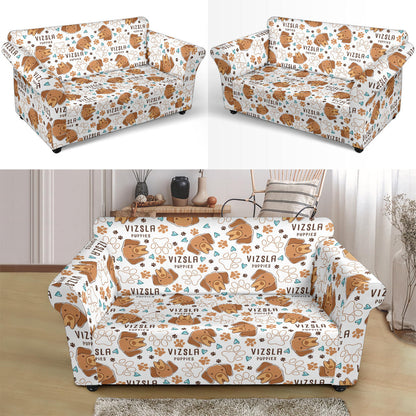 Vizslas Print Design LKS301 Loveseat Couch Slipcover