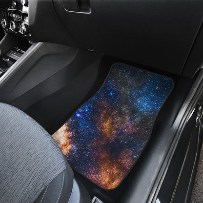 Celestial Milky way Galaxy Car Floor Mats Front Back