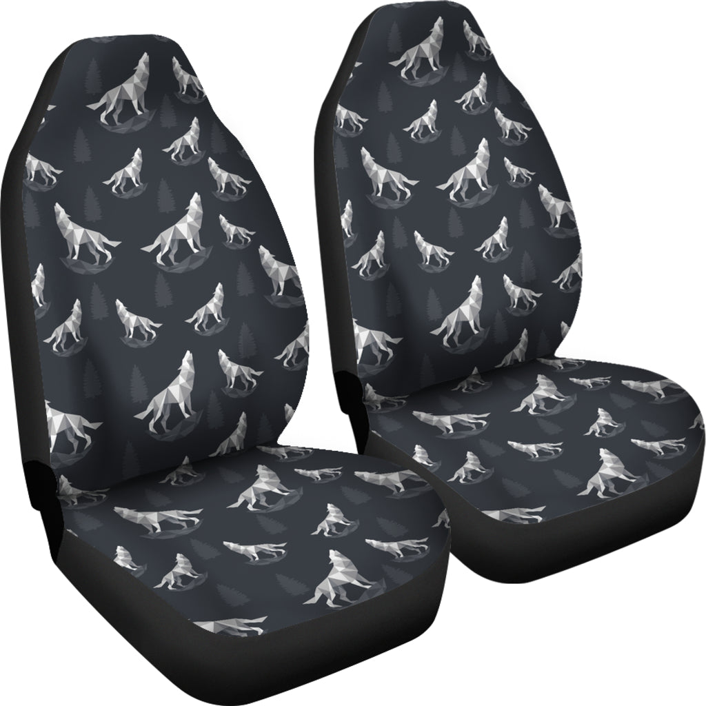 Wolf Print Design LKS303 Car Seat Covers
