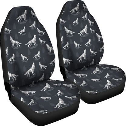 Wolf Print Design LKS303 Car Seat Covers