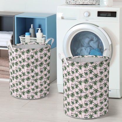 Aloha Beach Pattern Design Themed Print Laundry Basket
