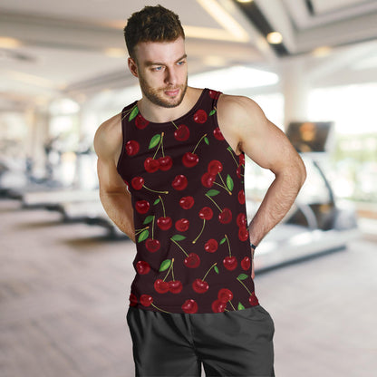 Cherry Fresh Pattern Men Tank Top