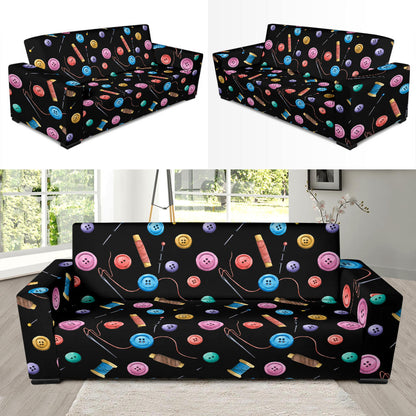 Sewing Print Design LKS309 Sofa Slipcover