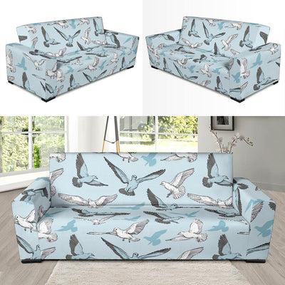 Pigeon Pattern Print Design 03 Sofa Slipcover