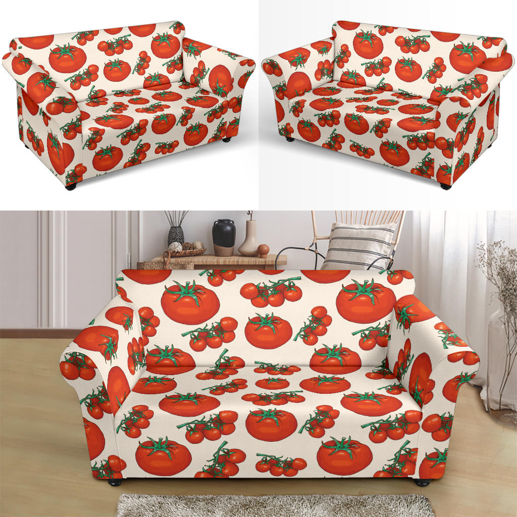 Tomato Print Design LKS302 Loveseat Couch Slipcover