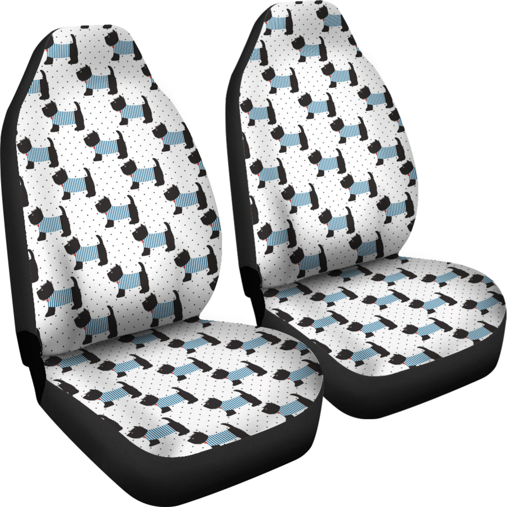 Scottish Terriers Print Design LKS3012 Car Seat Covers